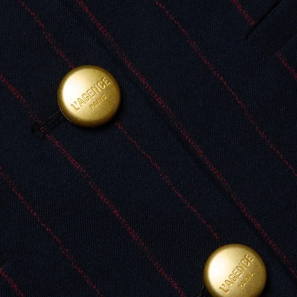 New with tags - L'AGENCE Alice Off-Shoulder Blazer - Picture 6 of 11